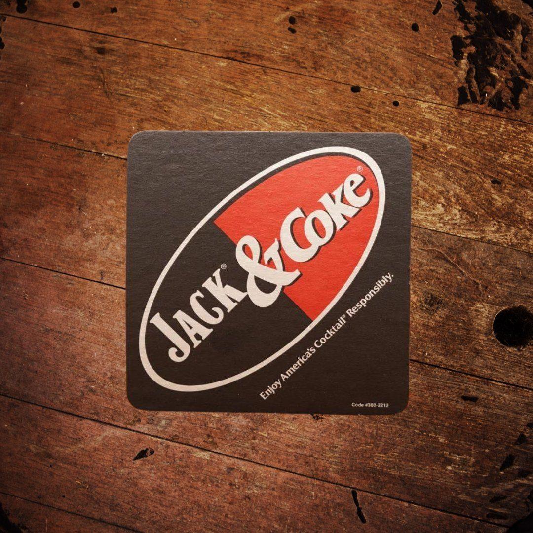 Jack Daniel’s and Coke Square Coaster - The Whiskey Cave