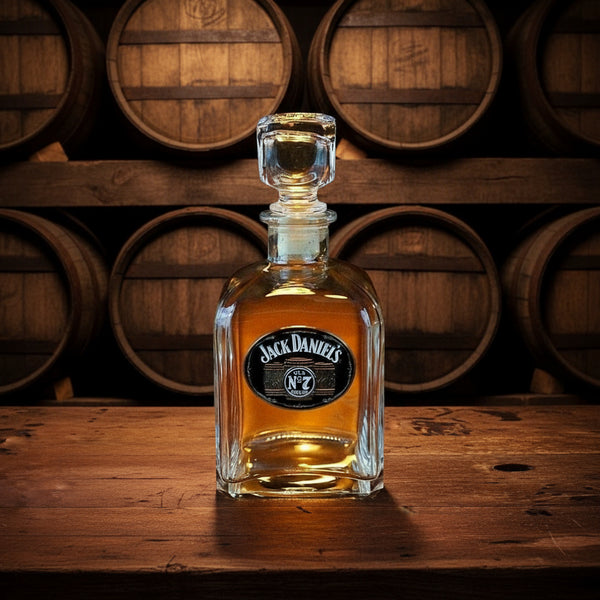 Jack Daniel’s Barware matching decanters, glasses and shots