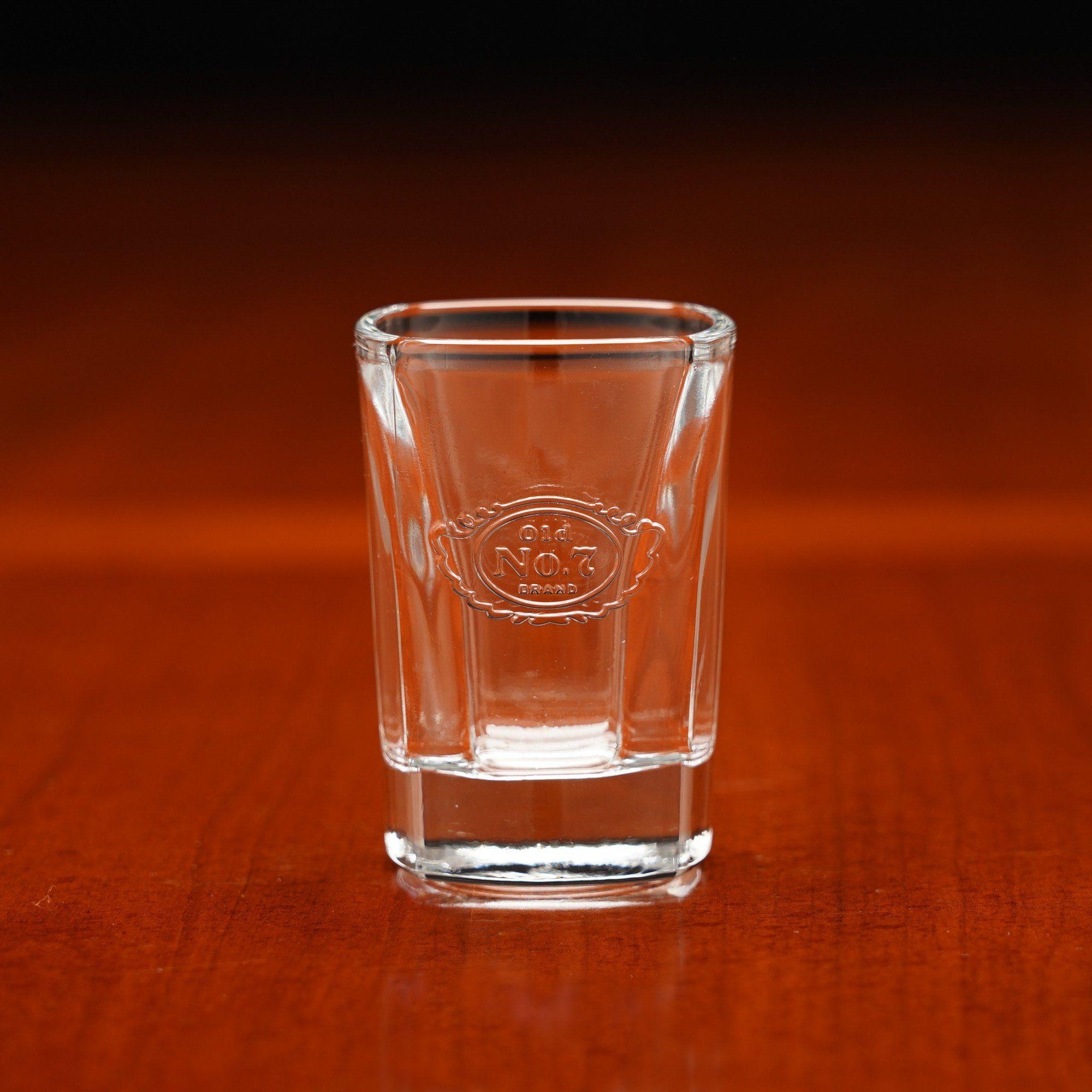 Jack Daniel’s Embossed Swing Logo Shot Glass - The Whiskey Cave