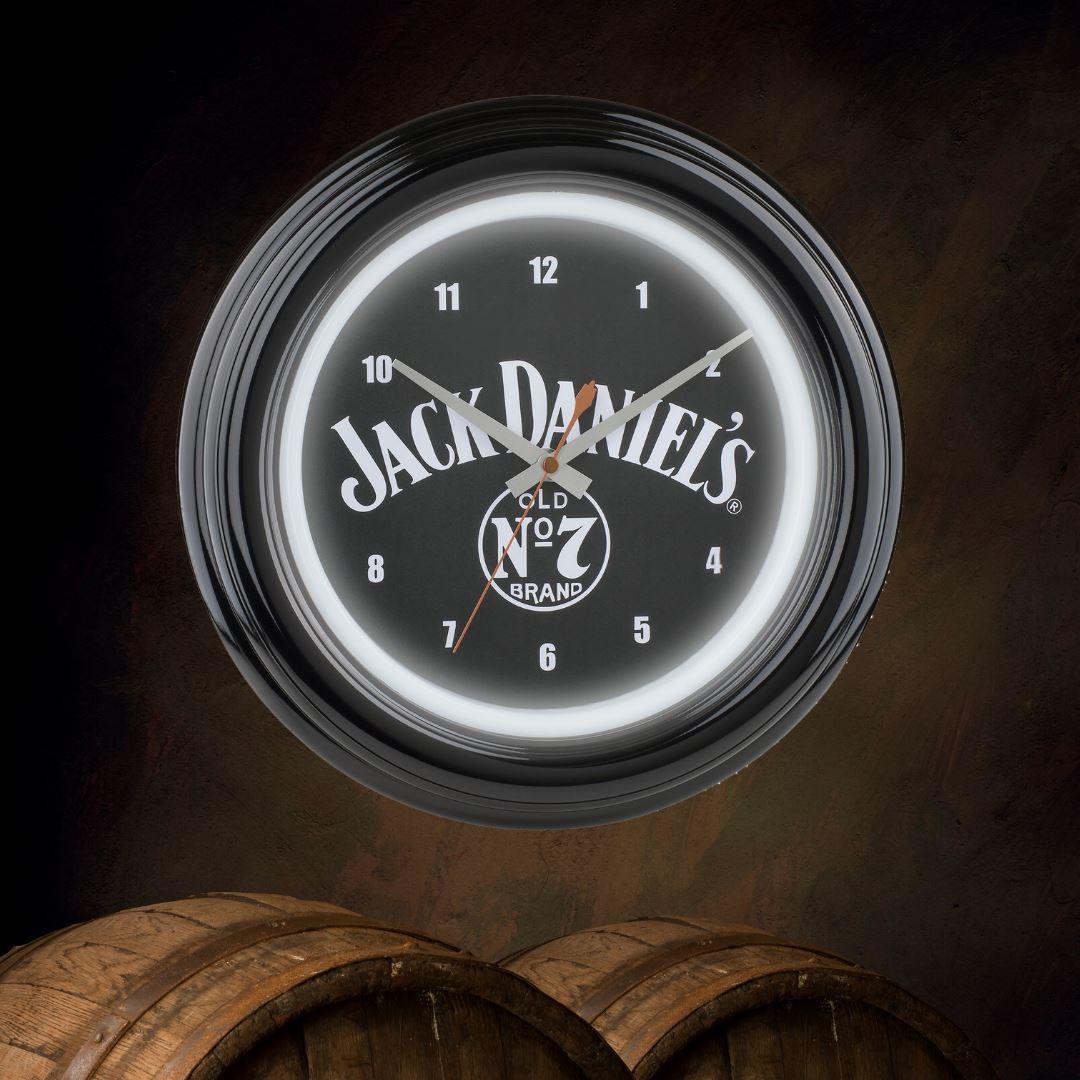 Jack Daniel’s LED Neon Clock - The Whiskey Cave