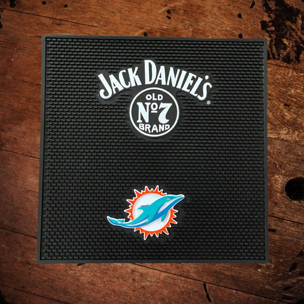 Jack Daniel's NFL Miami Dolphins Large Professional Bar Mat