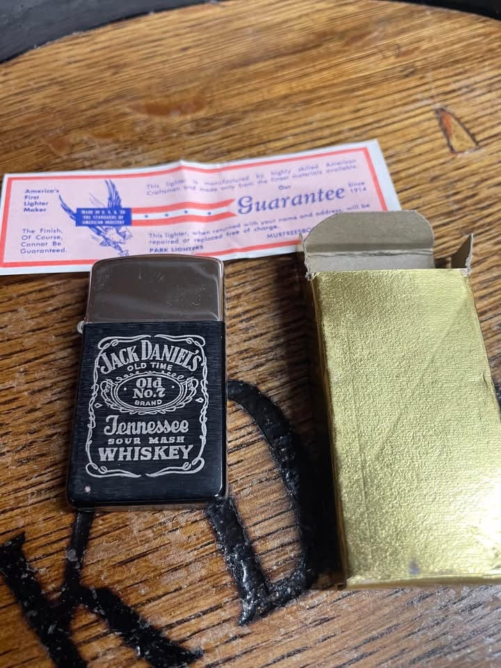 1960’s Vintage PARKS Jack Daniel’s Lighter - The Whiskey Cave