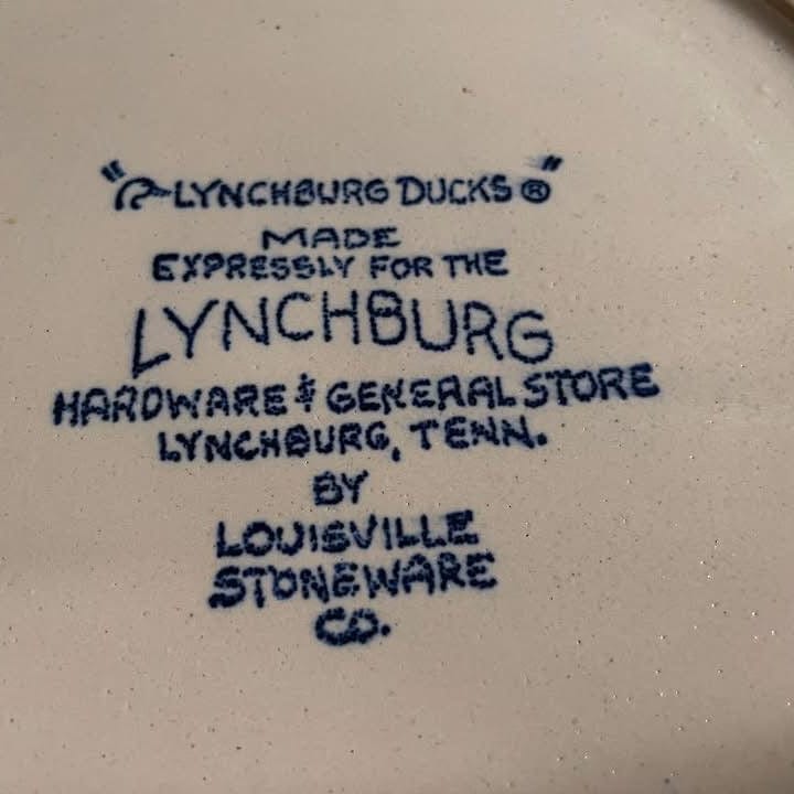 1980’s Louisville Stoneware Duck Salad Plate - The Whiskey Cave