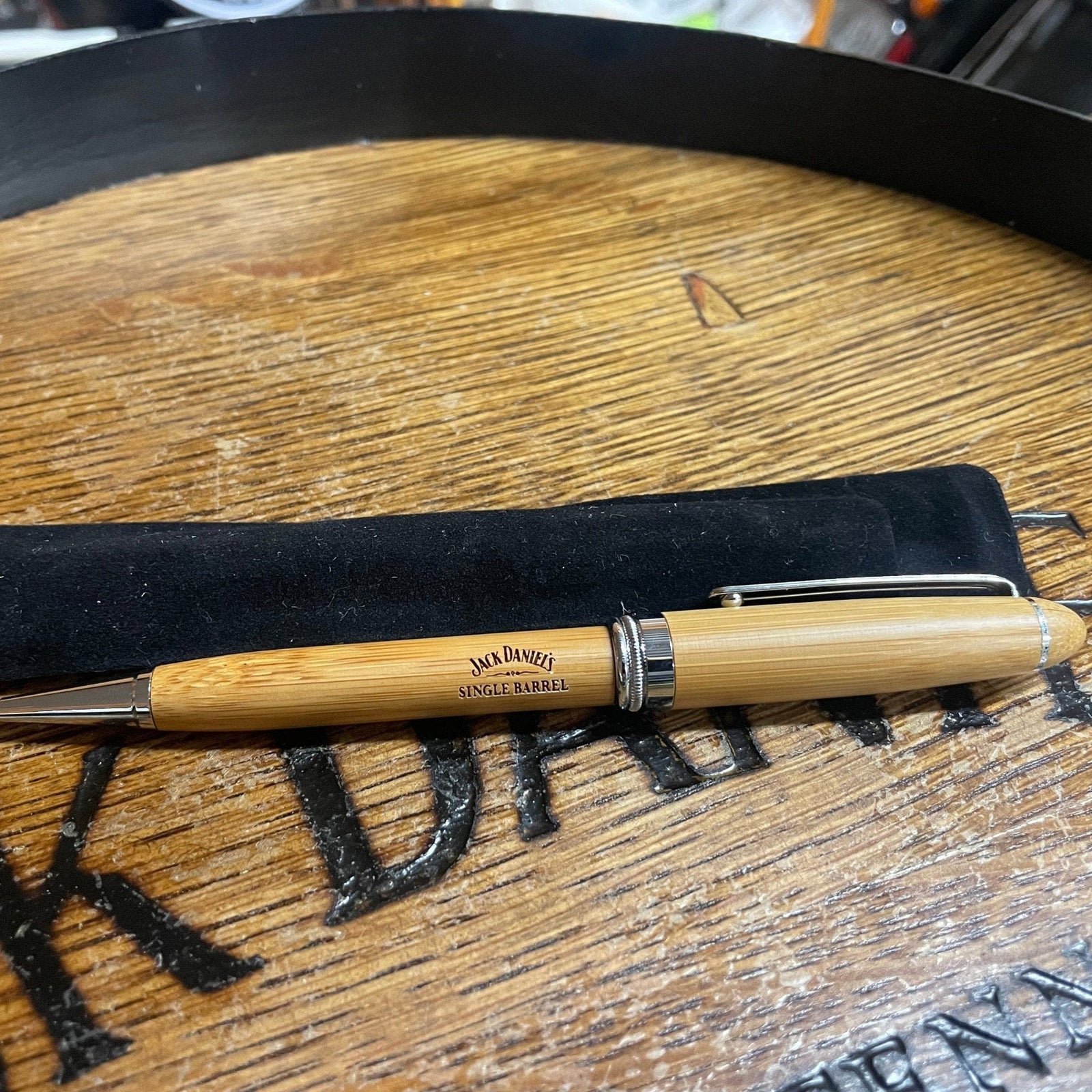1990’s wood Jack Daniel’s Single Barrel promotional pen - The Whiskey Cave