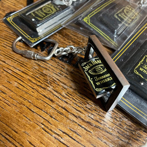 2005 Jack Daniel's Metal Spinning Key Ring - The Whiskey Cave