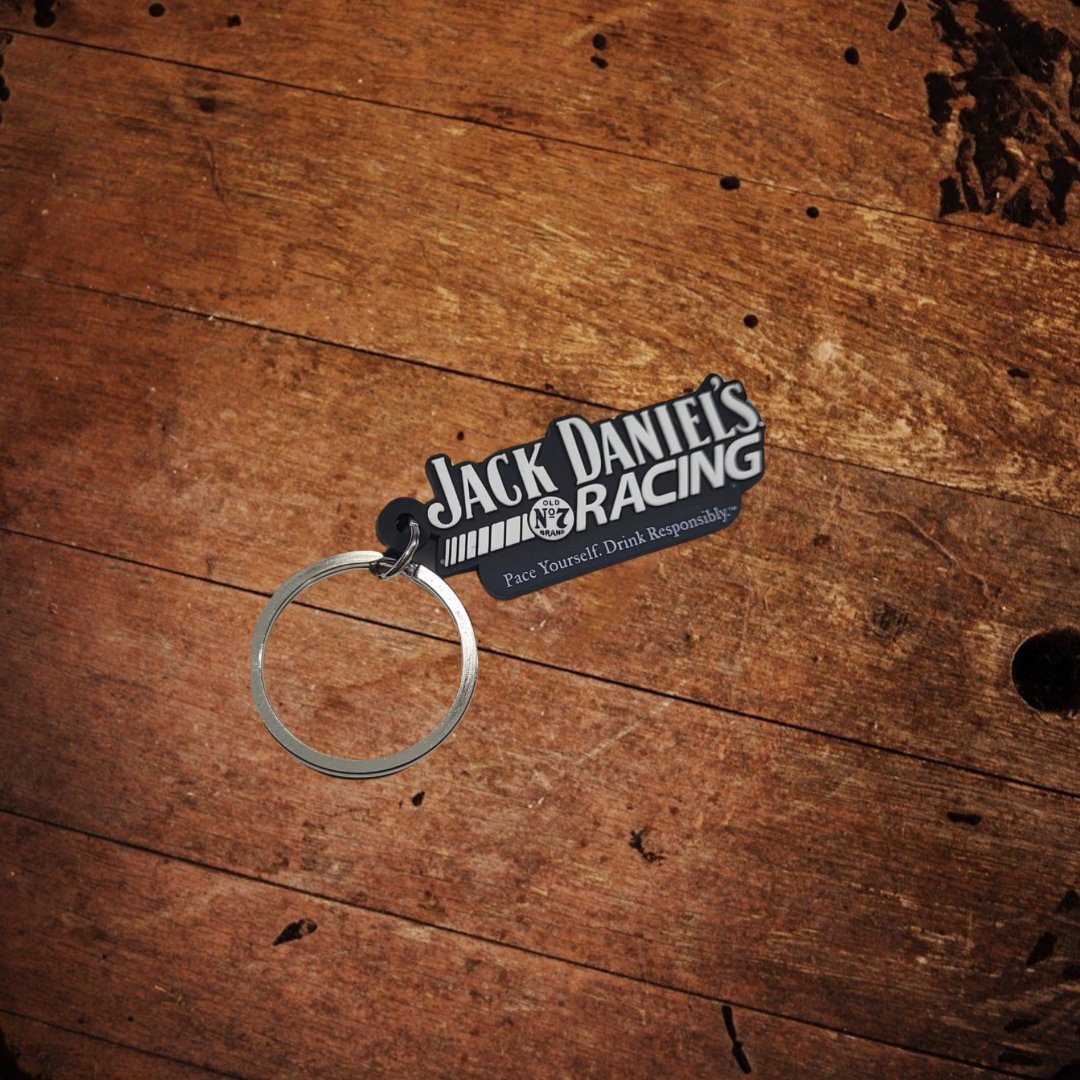2006 Nascar Rubber Jack Daniel’s Key Ring - The Whiskey Cave