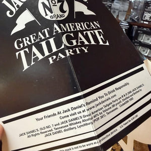 2006 Promotional Football Helmet 3D Table Card - The Whiskey Cave