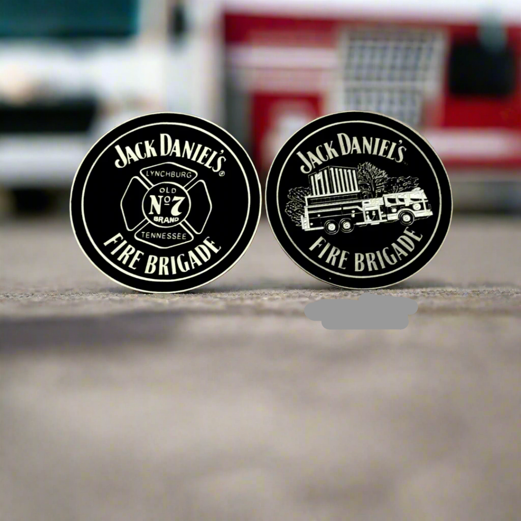 2025 Jack Daniel’s Fire Brigade Official Coin - The Whiskey Cave