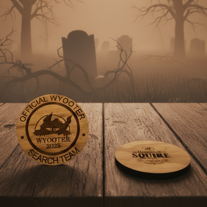2025 Jack Daniel’s Wyooter Wood Coaster - The Whiskey Cave
