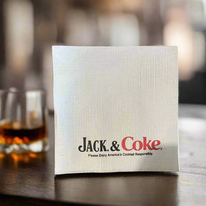 25 Jack Daniel’s Jack and Coke Cocktail Napkins - The Whiskey Cave
