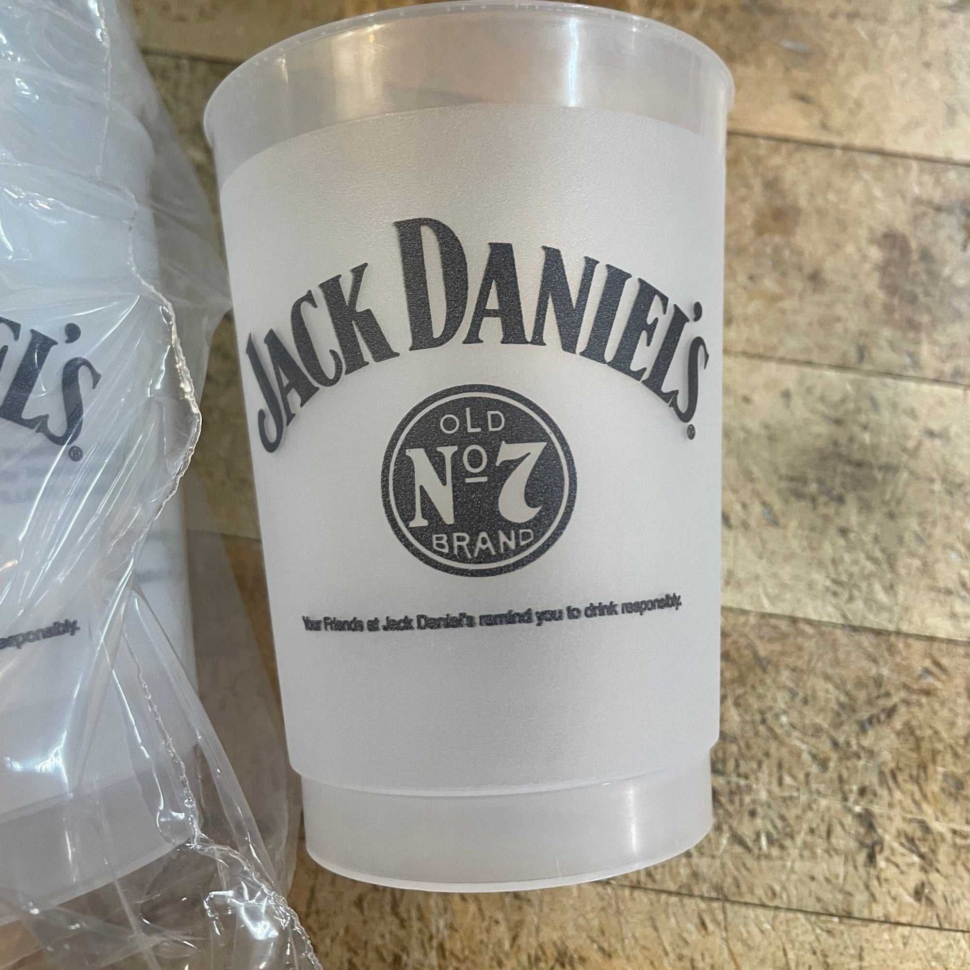 25 Jack Daniel’s Plastic 8 ounce Cups - The Whiskey Cave
