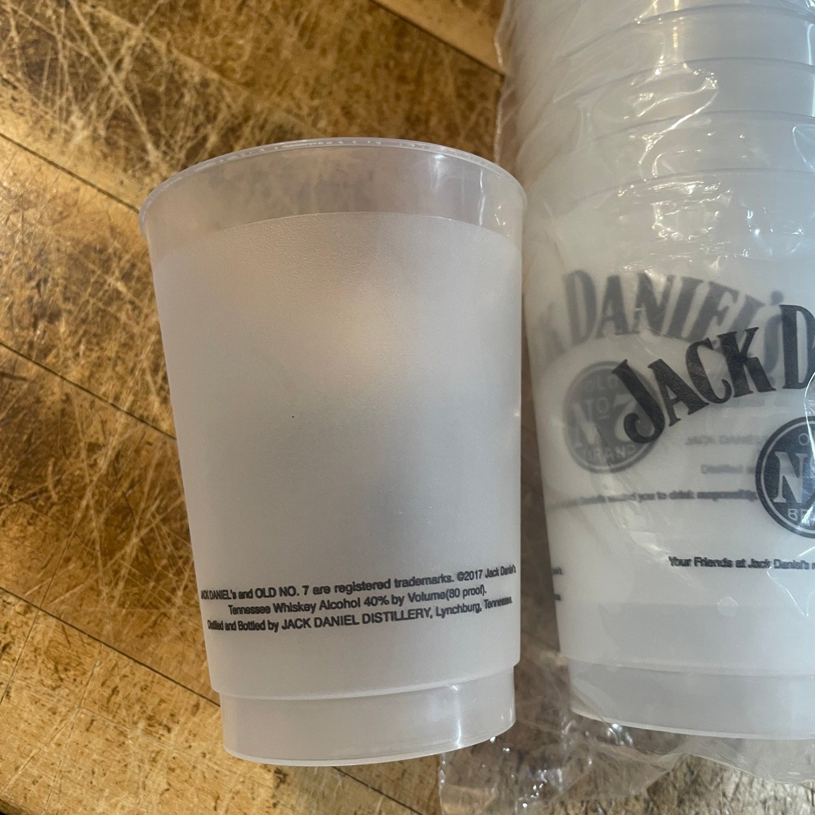 25 Jack Daniel’s Plastic 8 ounce Cups - The Whiskey Cave