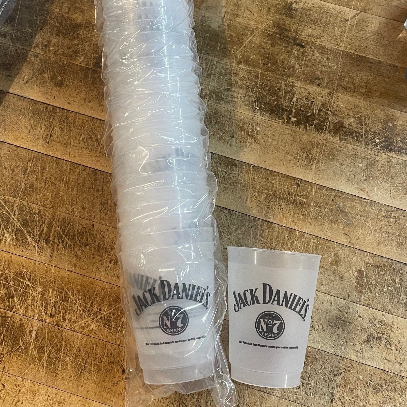 25 Jack Daniel’s Plastic 8 ounce Cups - The Whiskey Cave