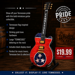 Tennessee Mini 10” Display Guitar with Stand