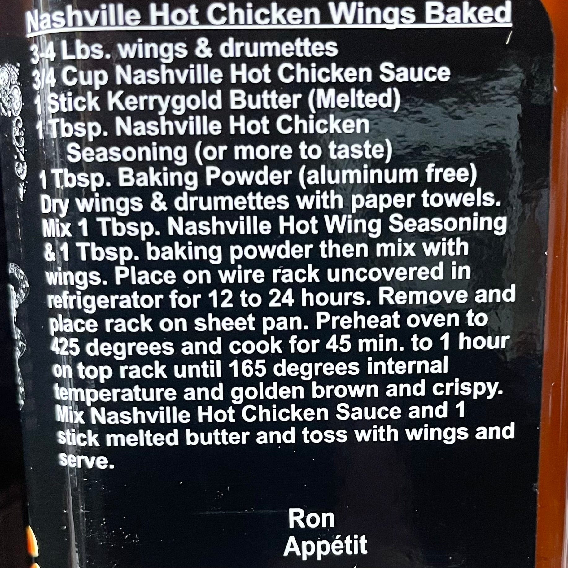 Historic Lynchburg Nashville Hot Chicken Sauce made with Jack Daniels