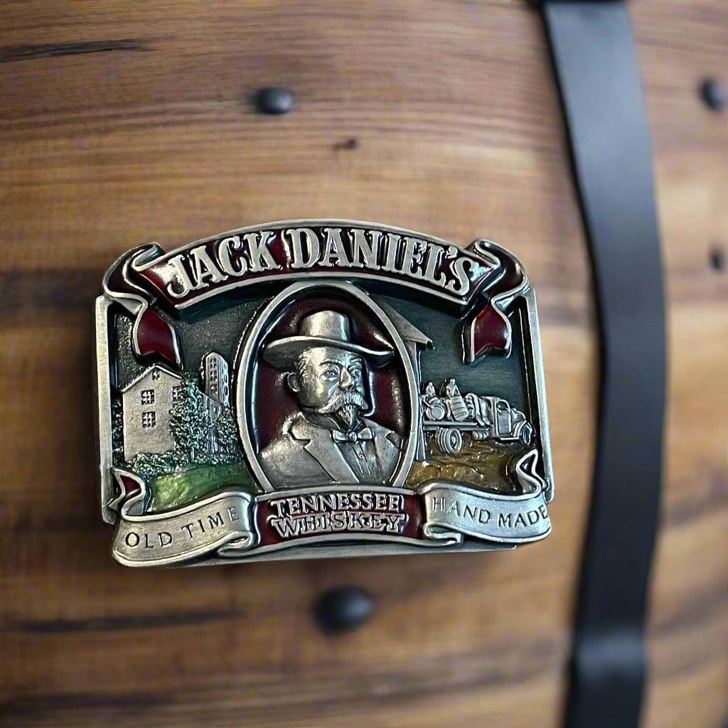 Jack Daniel’s 1989 Metal Enameled Portrait Buckle