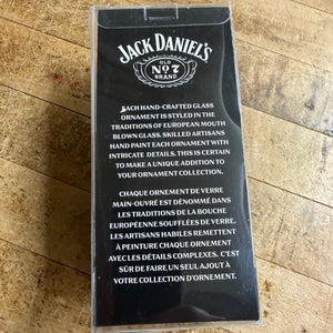 Jack Daniel’s Kurt Adler Hand Blown Glass Ornament