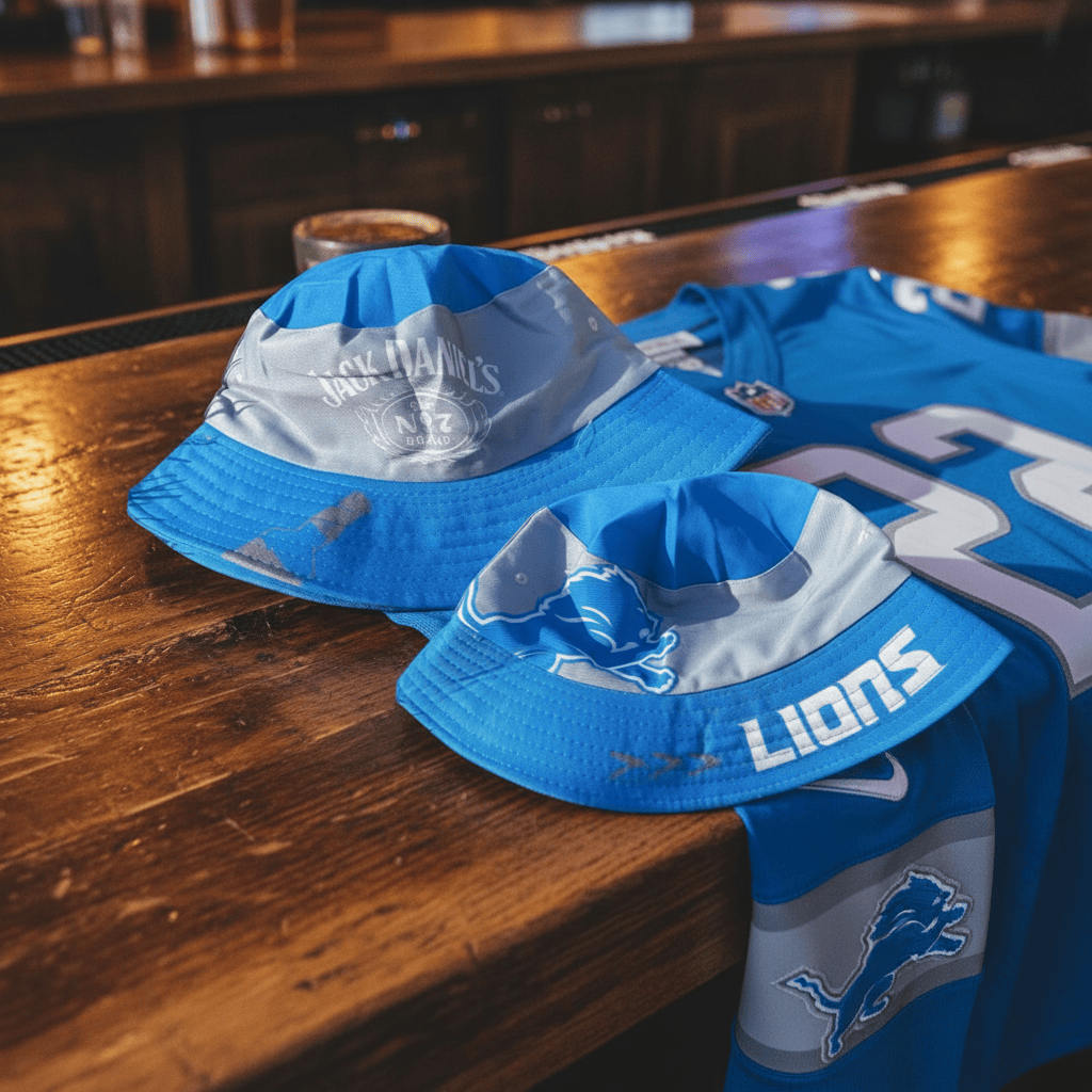 Jack Daniel’s Detroit Lions Bucket Hat