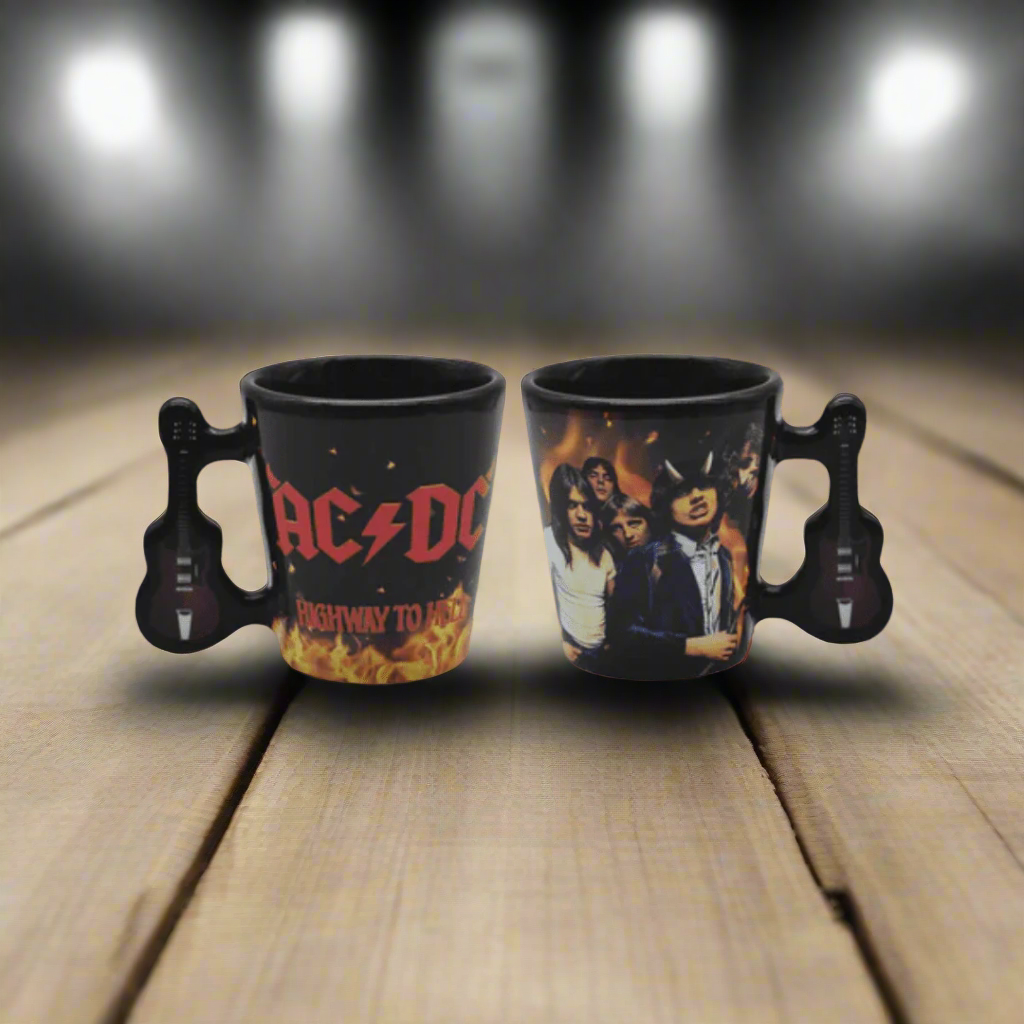 AC/DC Guitar Handle Shot Glass - The Whiskey Cave