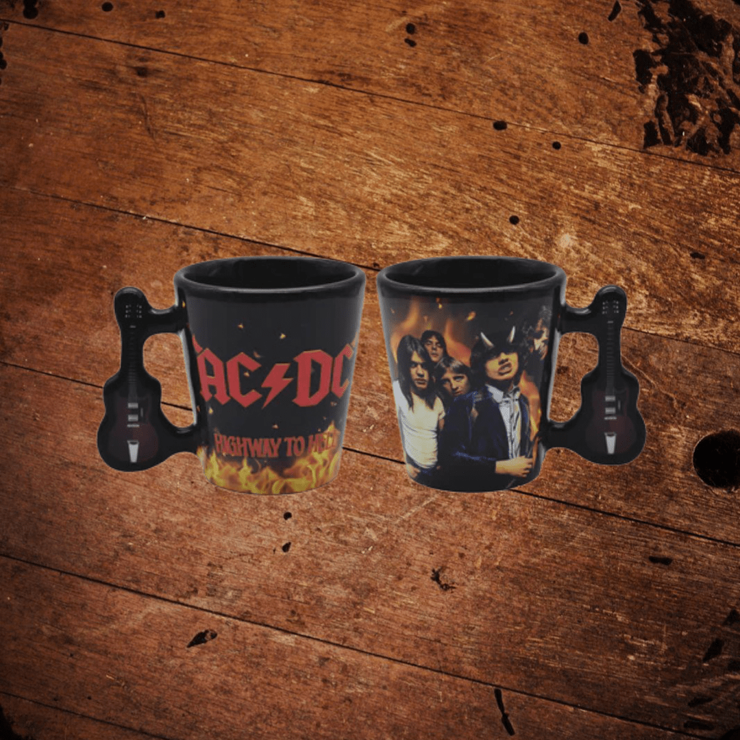 AC/DC Guitar Handle Shot Glass - The Whiskey Cave