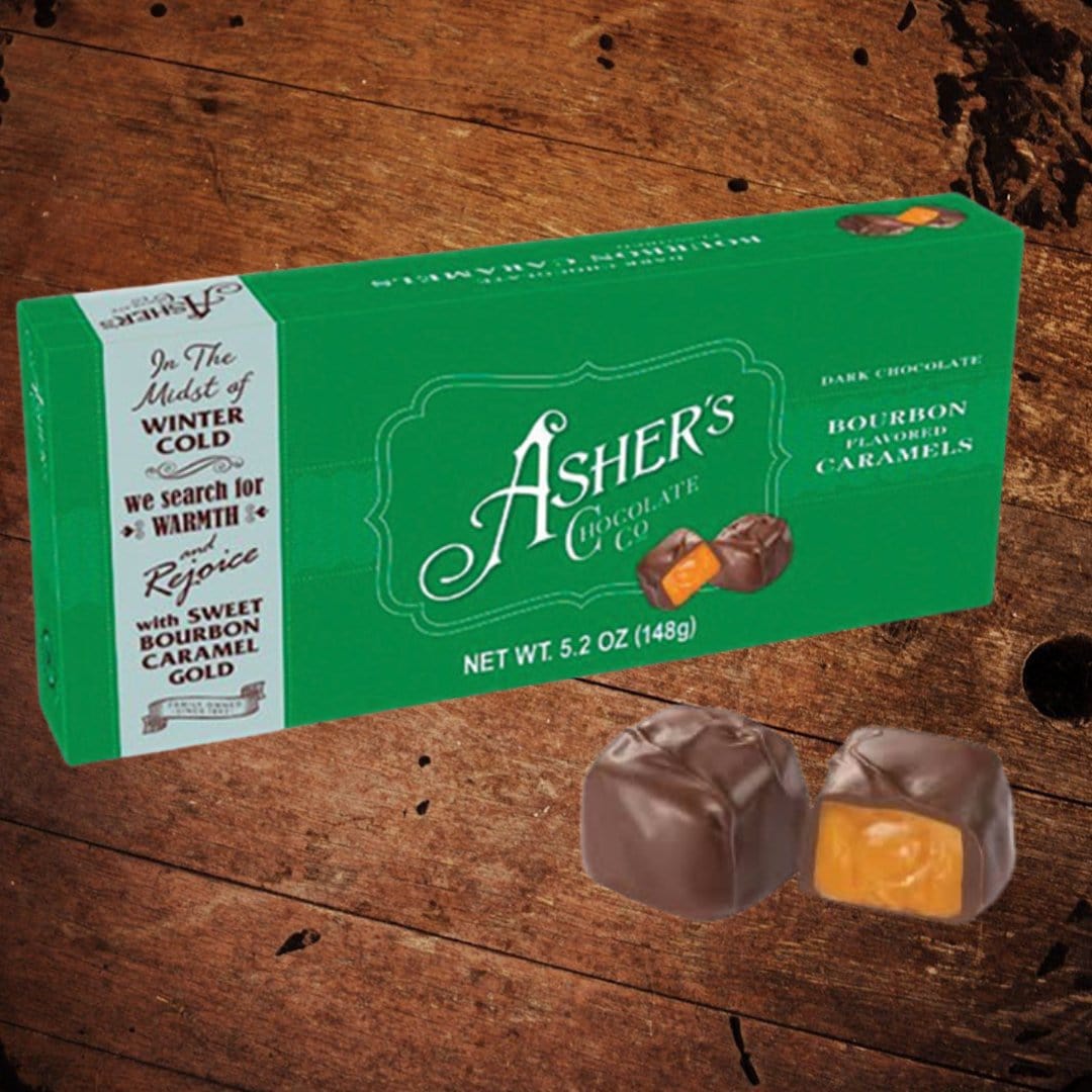 Asher’s Dark Chocolate Bourbon Caramels - The Whiskey Cave