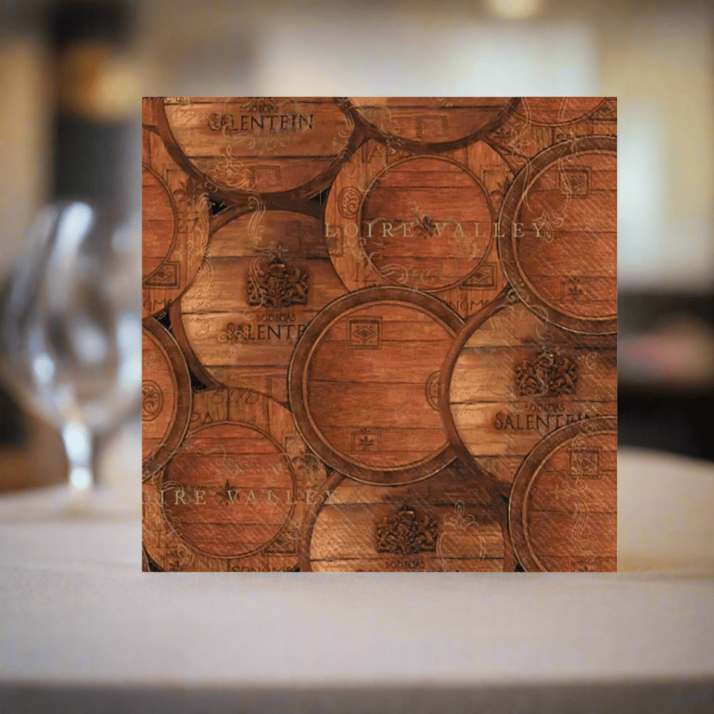 Barrel Head Cocktail Napkins - The Whiskey Cave