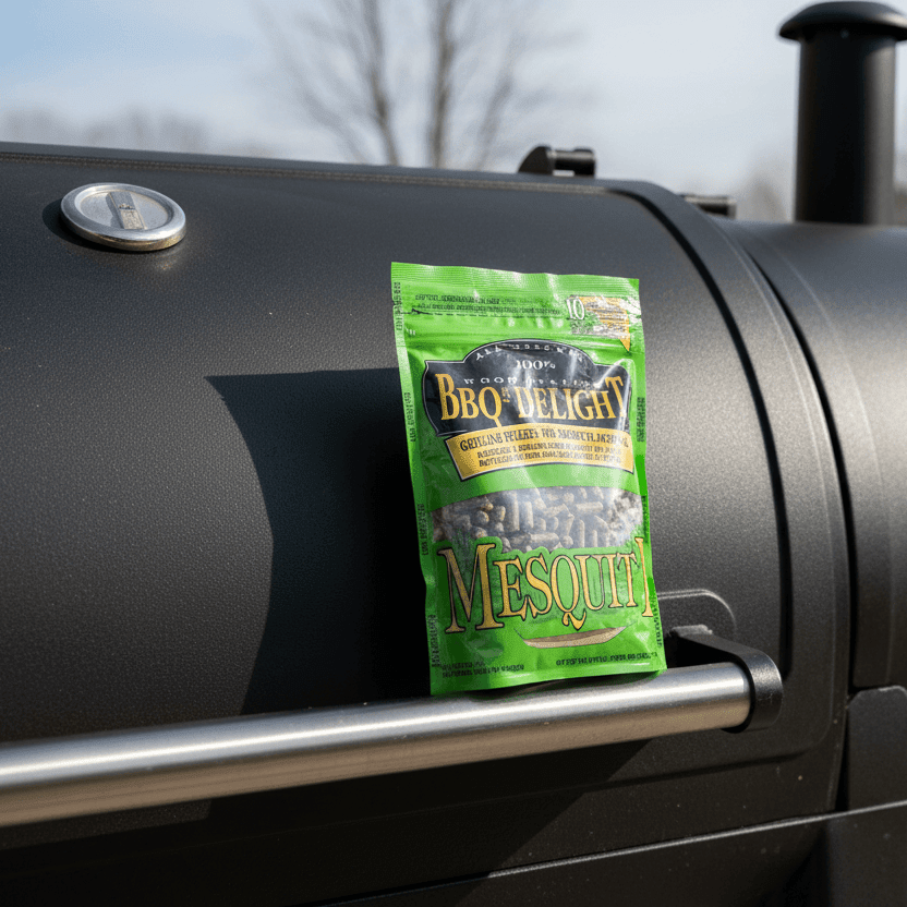 BBQr’s Delight All Natural 100% Mesquite Wood Flavor Pellets - The Whiskey Cave