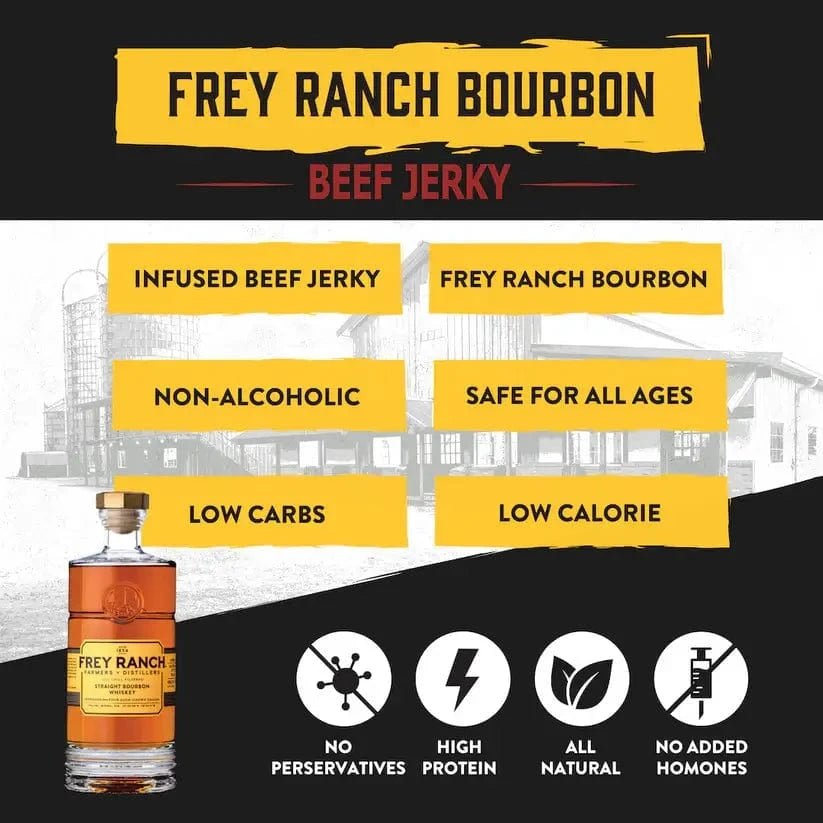Bold and Spicy Bourbon Whiskey Beef Boozy Jerky 1.5 ounce Bag - The Whiskey Cave