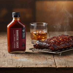 Bourbon Barrel Aged BBQ Sauce made in Louisville Kentucky - The Whiskey Cave