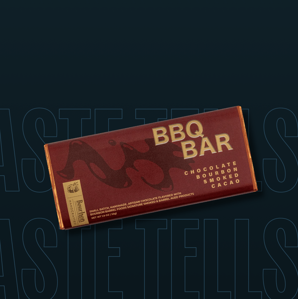 Bourbon Smoked BBQ Dark Chocolate Bar - The Whiskey Cave