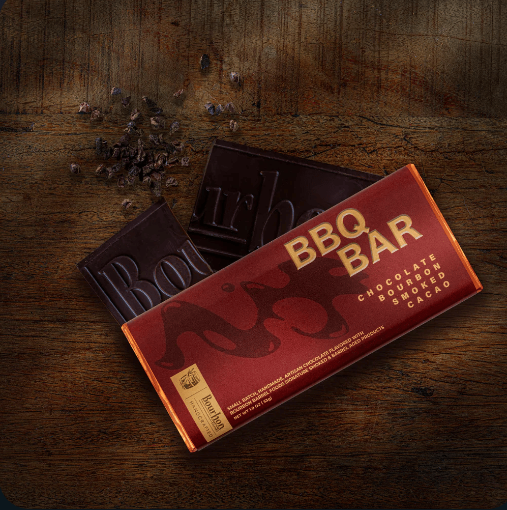 Bourbon Smoked BBQ Dark Chocolate Bar - The Whiskey Cave