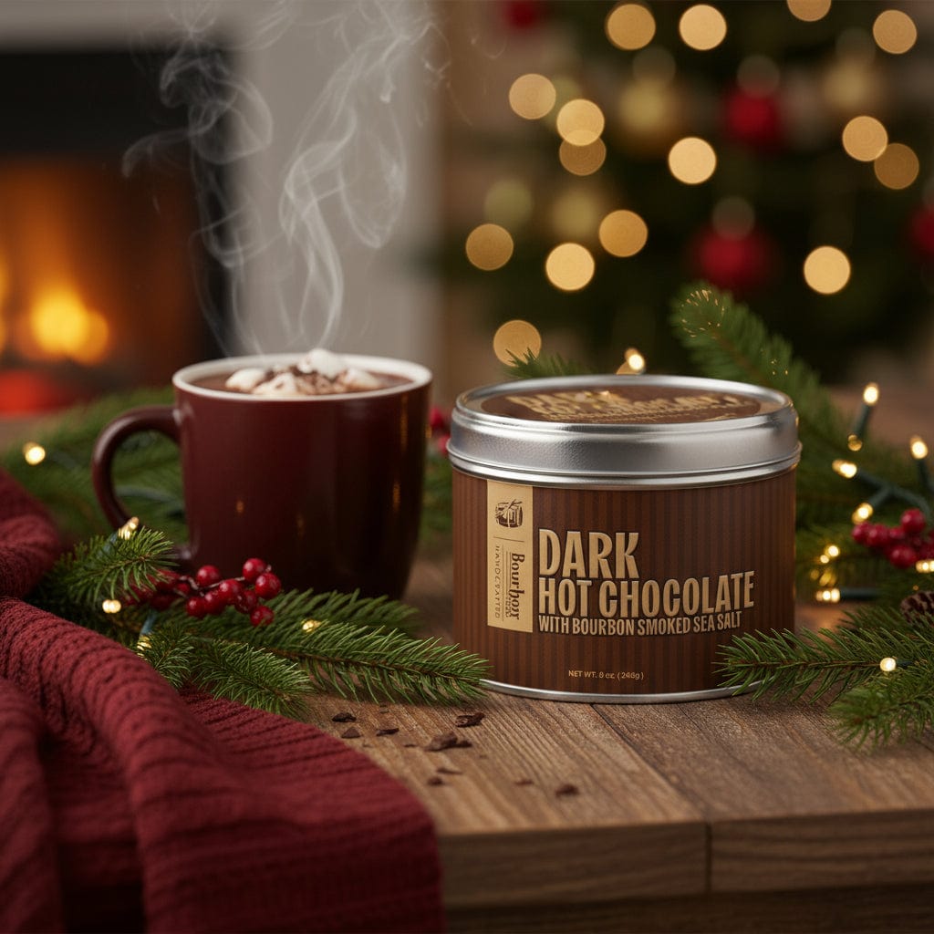 Bourbon Smoked Sea Salt Dark Hot Chocolate - The Whiskey Cave