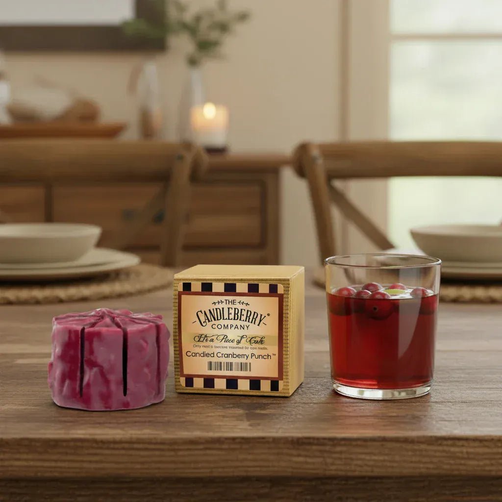 Candied Cranberry Punch Tart Wax Melts Made in the USA by Candleberry - The Whiskey Cave