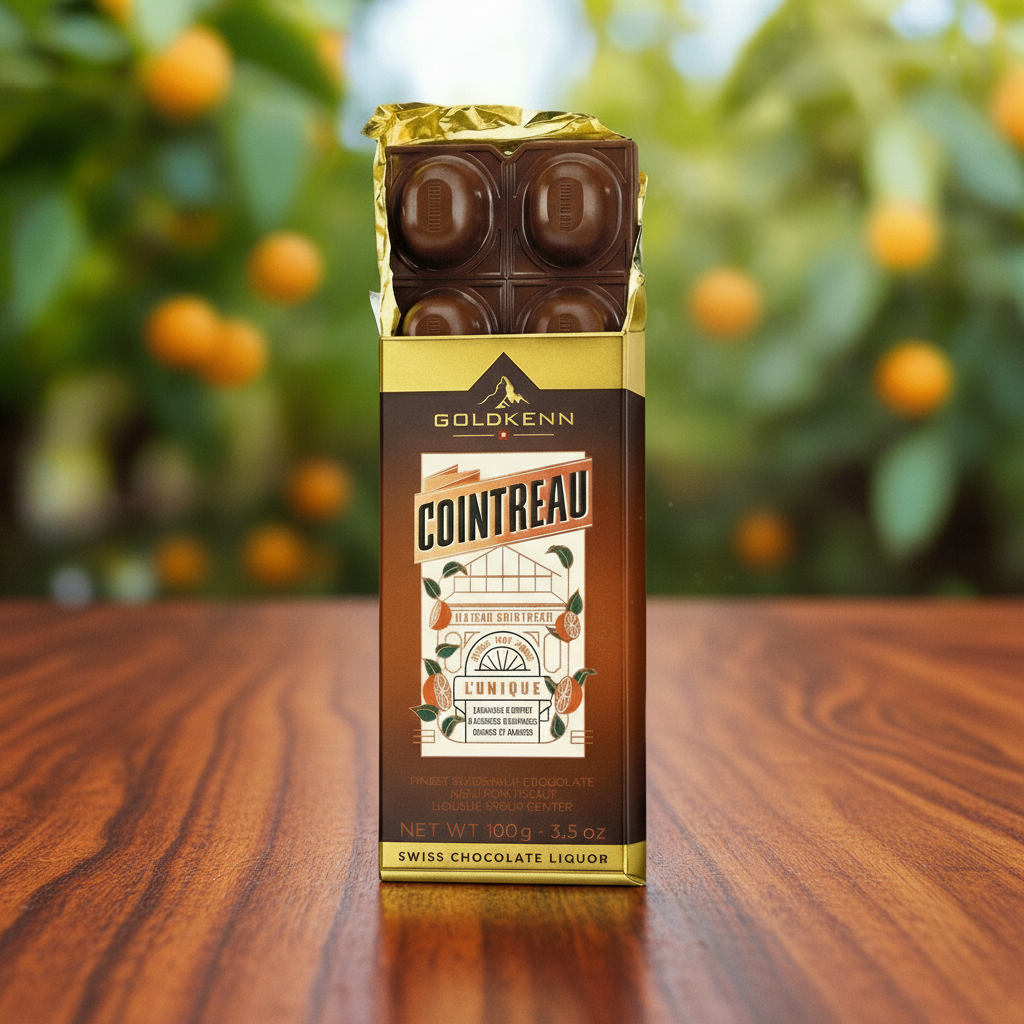 Cointreau Orange Liqueur Swiss Chocolate by Goldkenn - The Whiskey