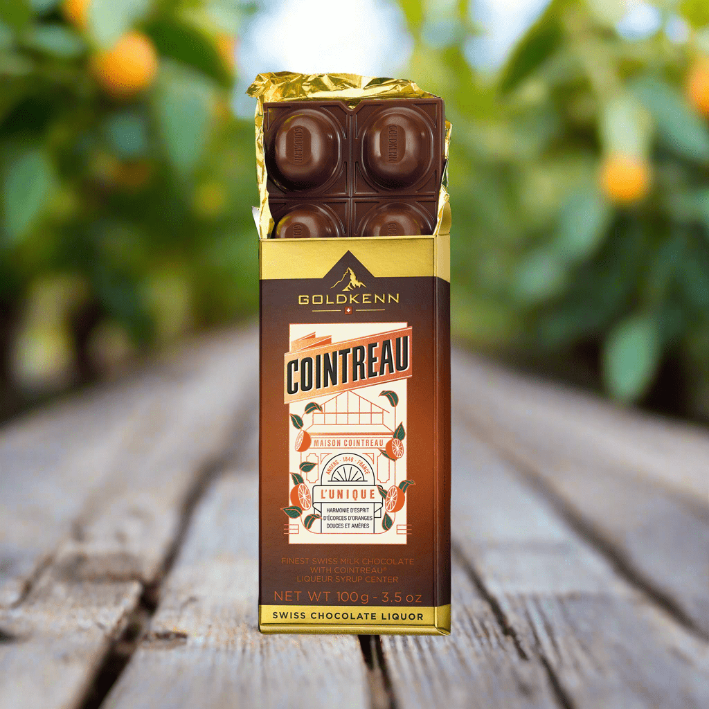 Cointreau Orange Liqueur Swiss Chocolate by Goldkenn - The Whiskey Cave