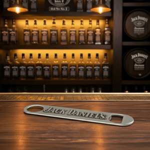 Custom Tooled Jack Daniel’s Metal Bottle Opener - The Whiskey Cave