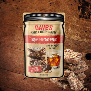 Dave’s Sweet Tooth Maple Bourbon Soft Toffee - The Whiskey Cave