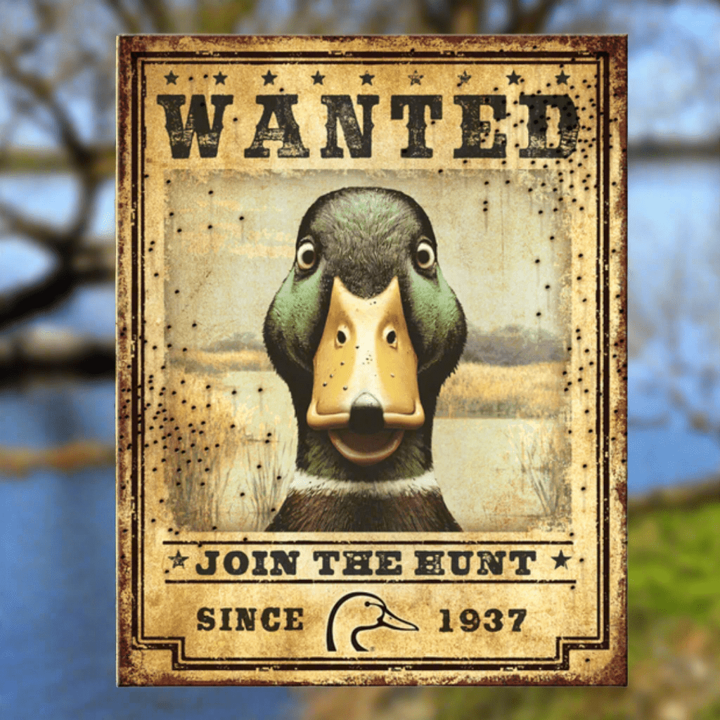 Ducks Unlimited Sign - The Whiskey Cave
