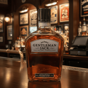 Gentleman Jack Daniel’s Glass Display Bottle 1 Liter - The Whiskey Cave
