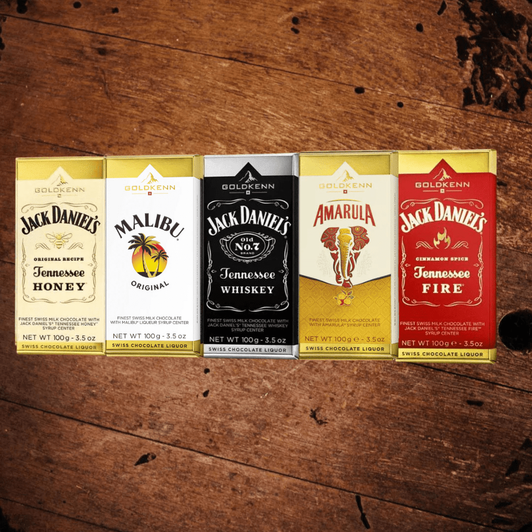 Gift Set - Spirited Goldkenn Genuine Swiss Chocolate - The Whiskey Cave