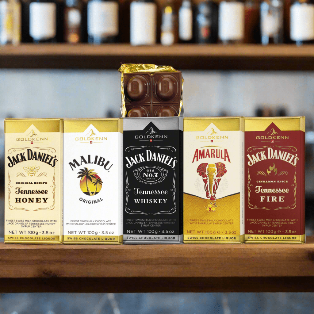 Gift Set - Spirited Goldkenn Genuine Swiss Chocolate - The Whiskey Cave