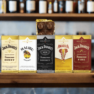 Gift Set - Spirited Goldkenn Genuine Swiss Chocolate - The Whiskey Cave