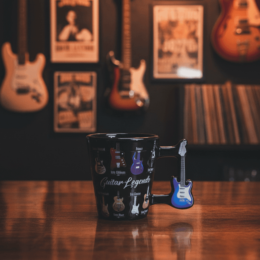 Guitar Legends Shot Glass - The Whiskey Cave