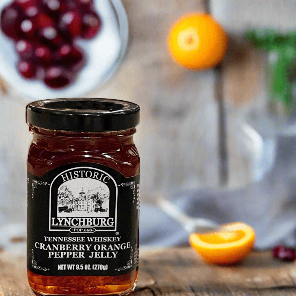 Historic Lynchburg Cranberry Orange Pepper Jelly made with Jack Daniels - The Whiskey Cave