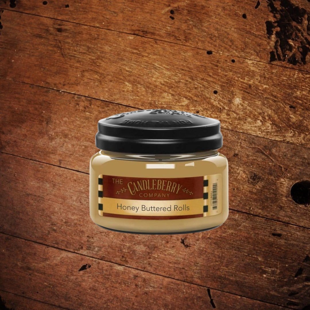 Honey Buttered Rolls 4 ounce Soy Blend Candle Made in the USA by Candleberry - The Whiskey Cave