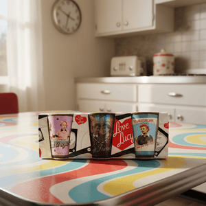 I Love Lucy Shot Glass Trio - The Whiskey Cave
