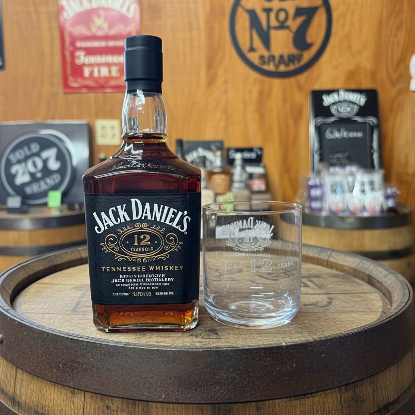 Jack Daniel’s 12 Year Glass - The Whiskey Cave