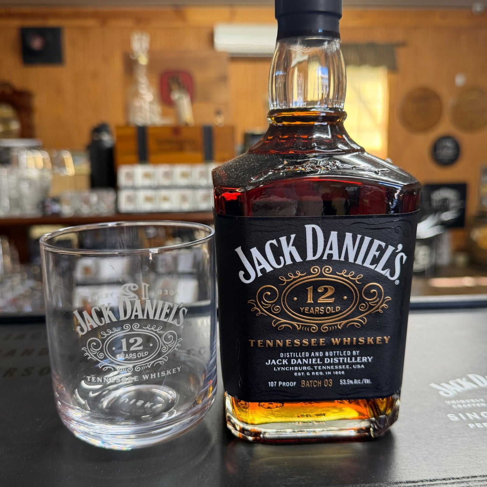 Jack Daniel’s 12 Year Glass - The Whiskey Cave