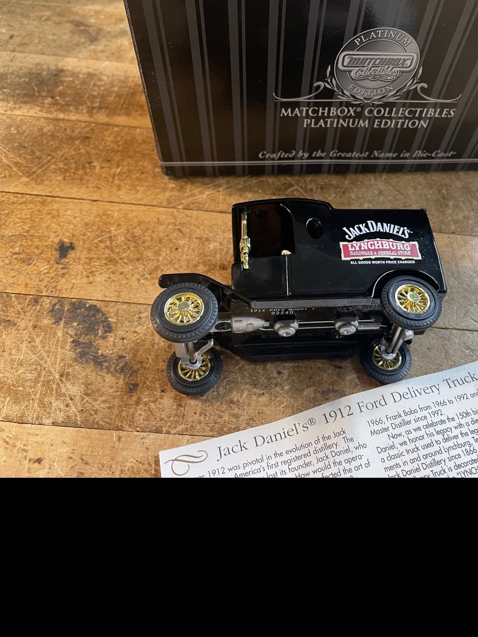 Jack Daniel’s 150th Birthday 1912 Ford Delivery Matchbox Truck from 2000 - The Whiskey Cave