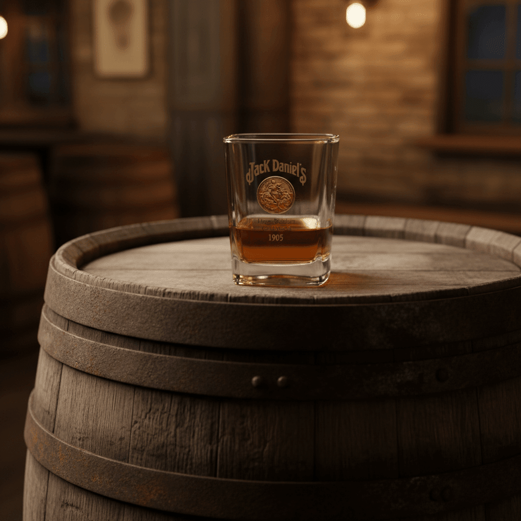 Jack Daniel's 1905 Gold Medal Shot Glass - The Whiskey Cave